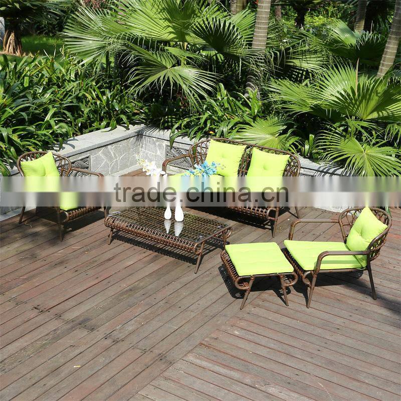 New Design Modern High Quality All Weather Outdoor Synthetic Poly Rattan Furniture