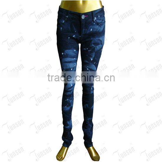 Lady's denim jeans JS-10921# black