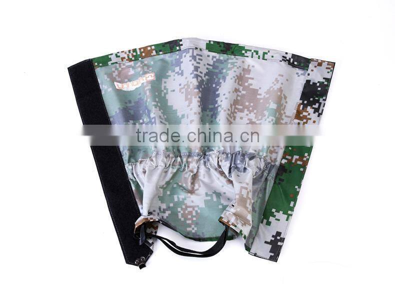Outdoor hiking climbing skiing camouflage waterproof gaiters
