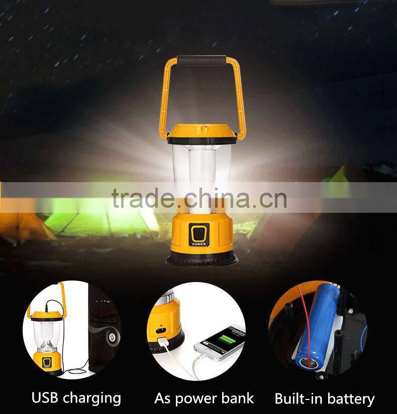 Outdoor tent lamp USB rechargeable LED solar camping light camping lantern