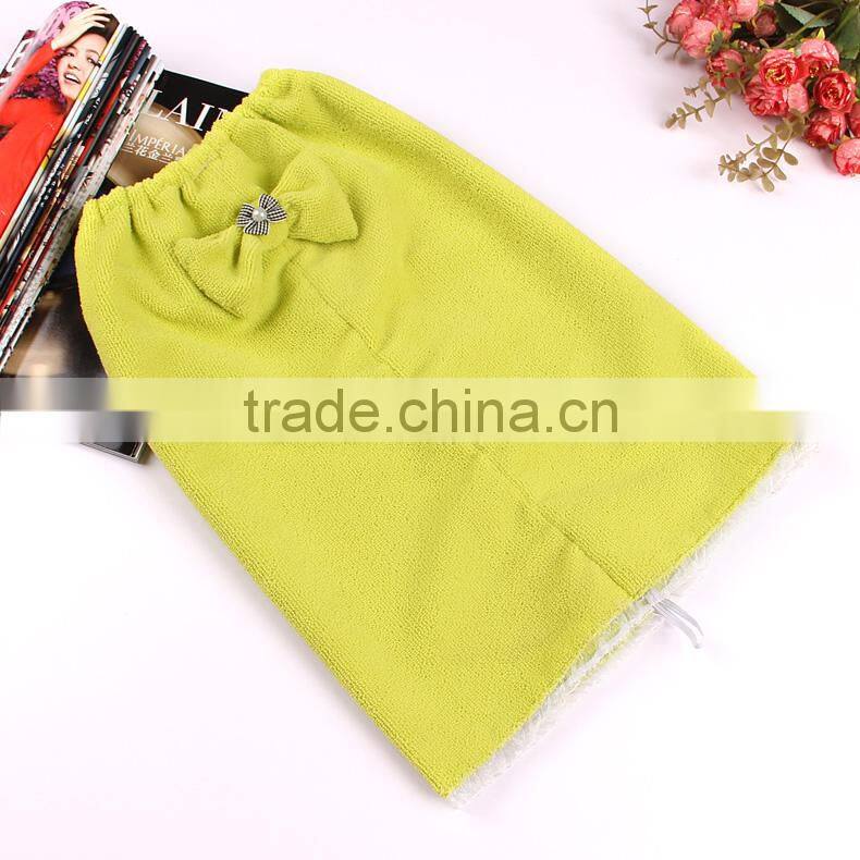 Unique hair wrap cap for women knitted hair towel