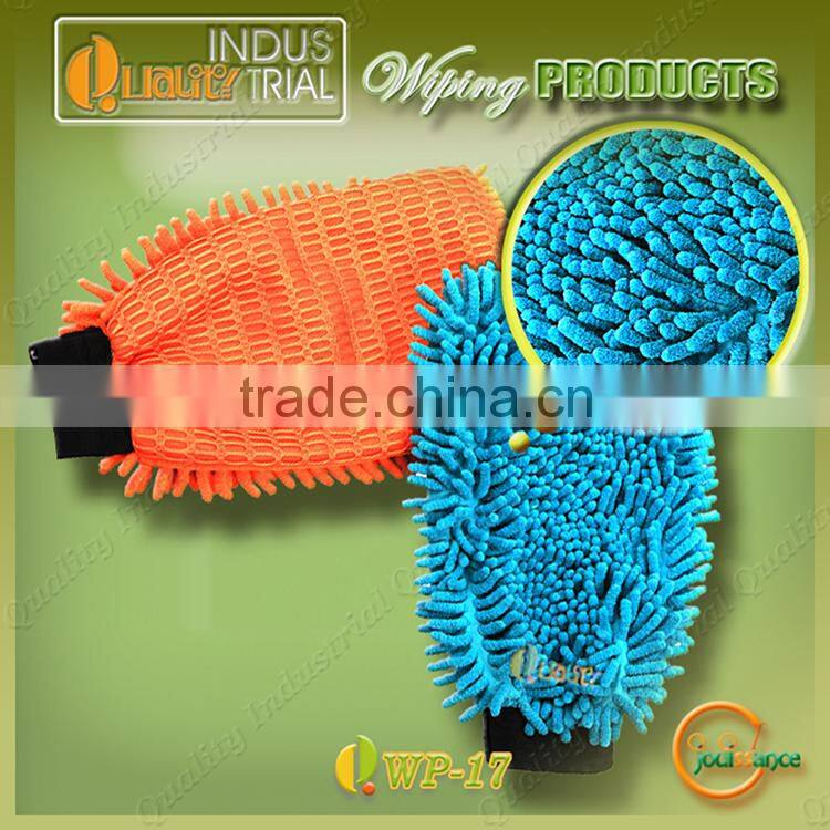 Top quality cheap and fashion design microfiber chenille material car chenille sponge