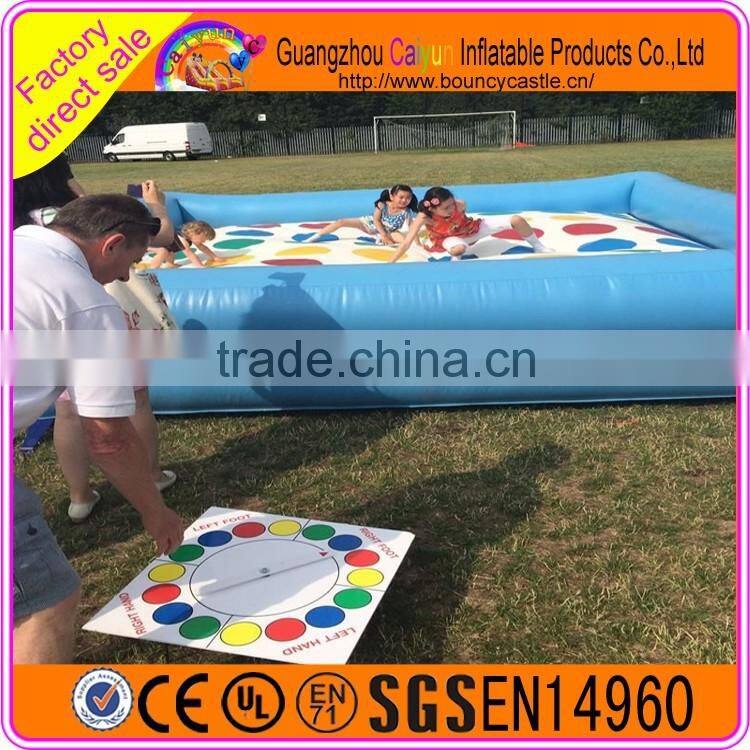Interactive Game Inflatable Twister Game For Kids Outdoor Game