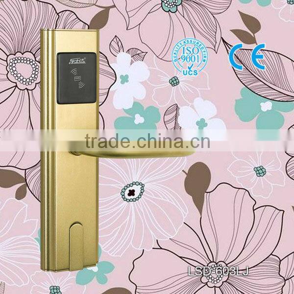 Aluminum Alloy Electronic hotel key card lock mortise door locks