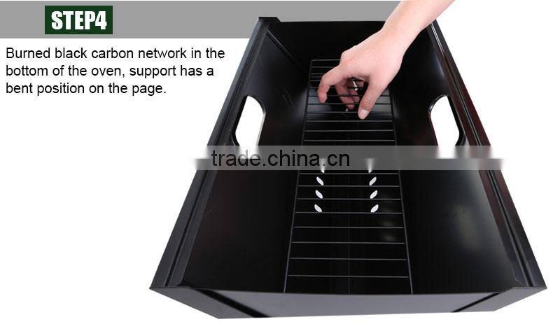 cast iron charcoal bbq grill