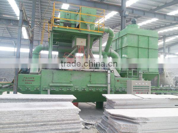 2013 high quality Roller Conveyor Stone Shot Blasting Machine