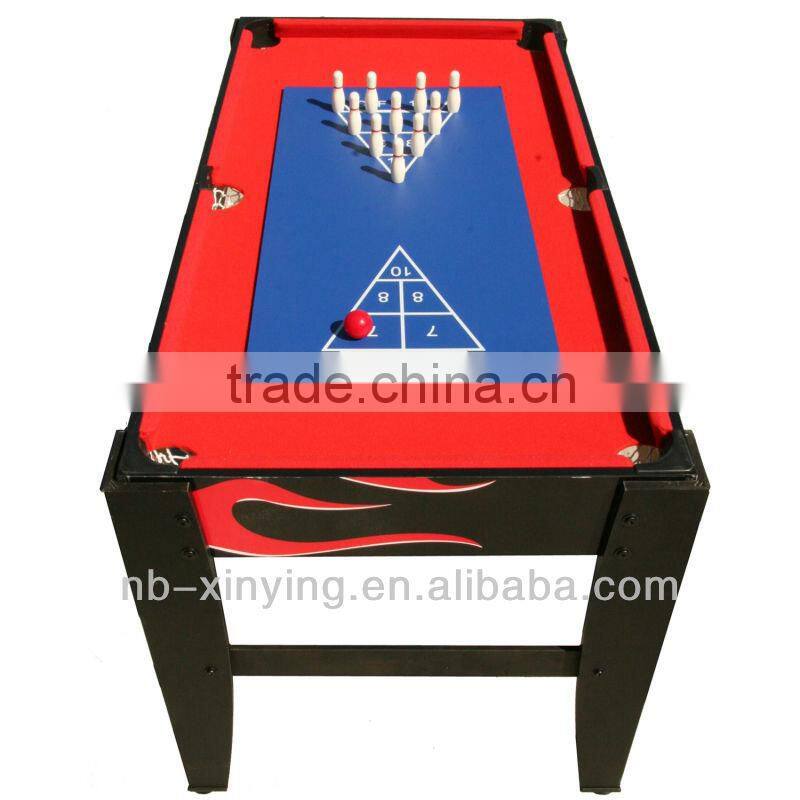 5 in 1 Multi-functional Table Game included soccer,pool table,table tennis,chess and backgammon