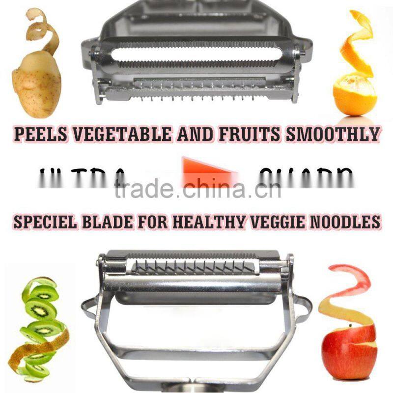 Ultra Sharp Stainless Steel Julienne Peeler Vegetable Slicer Julienne slicer Kitchen Tool Kitchen Gadget