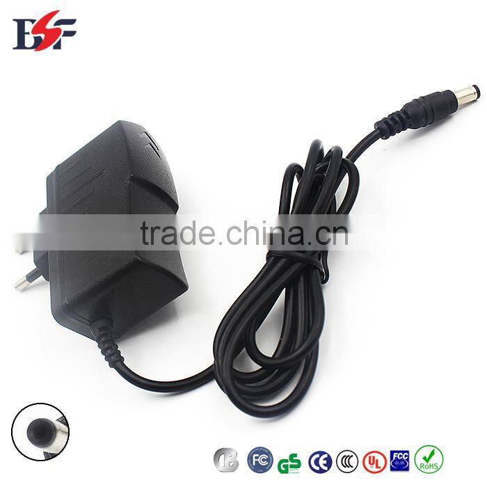 EU plug 12v DC power supply for DVD player and CCTV camera