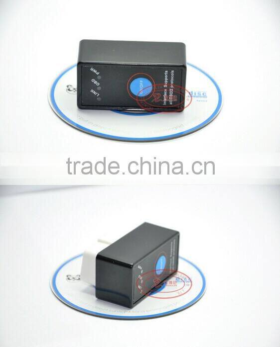 2015 Newest ELM327 Bluetooth V2.1 Interface Works On Android Torque Elm 327 Bluetooth OBD2/OBD II Car Diagnostic Scanner