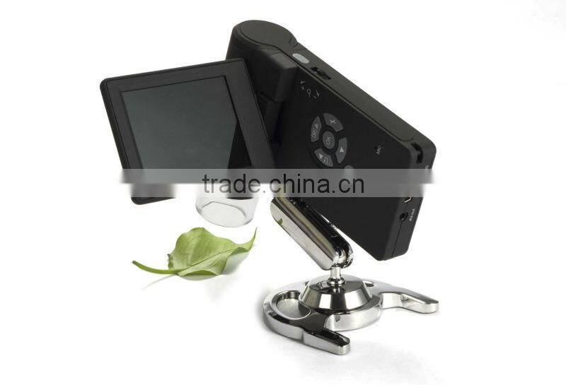 3inches high quality 5Megapixel education/surgical LCD mini microscope with 1000x magnification