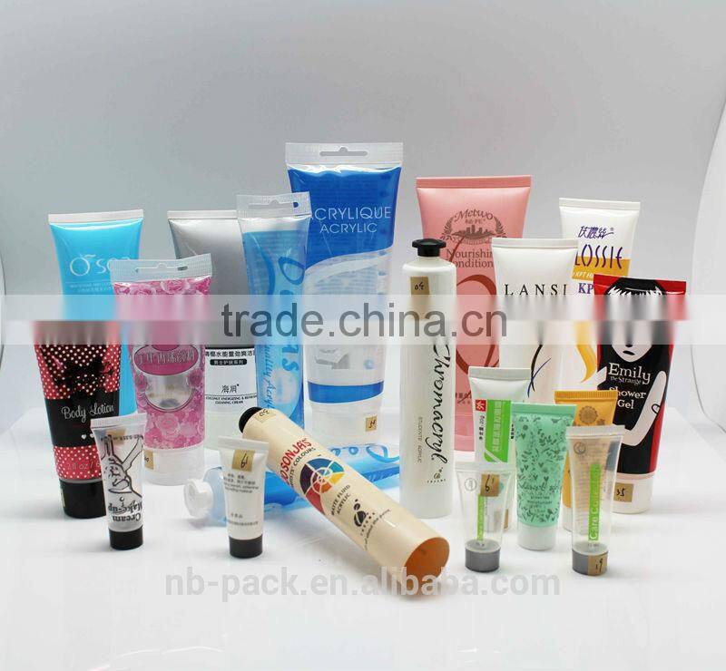 8oz / 235ml plastic tube cosmetic tube white tube