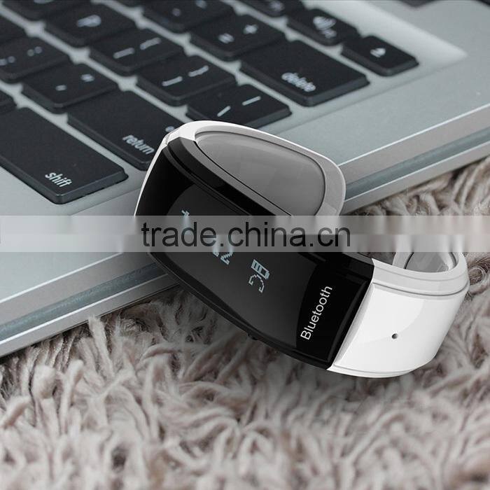 Healthy cheapest bluetooth bracelet with hands free music player vibrating bluetooth watch WT-20