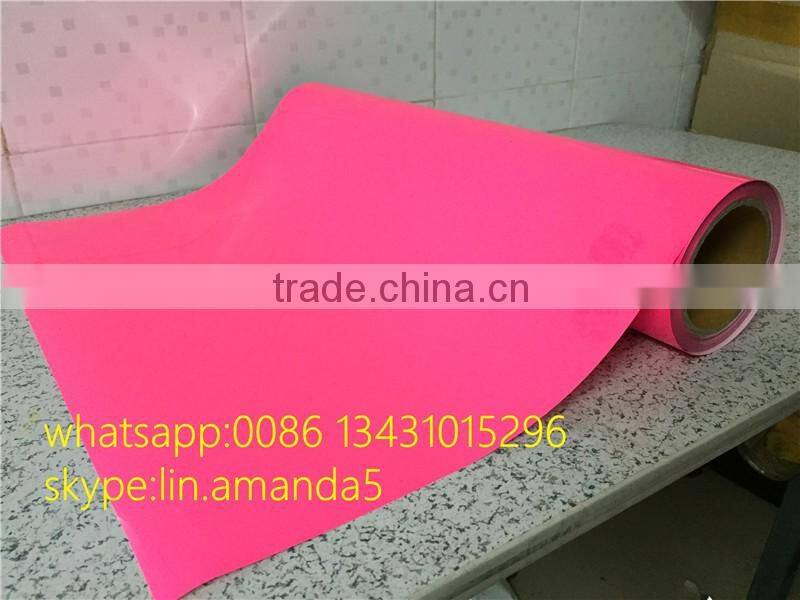 neon heat transfer vinyl material pvc heat transfer material for garment
