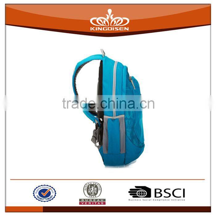 colored drawing blue style leisure backpack 2015