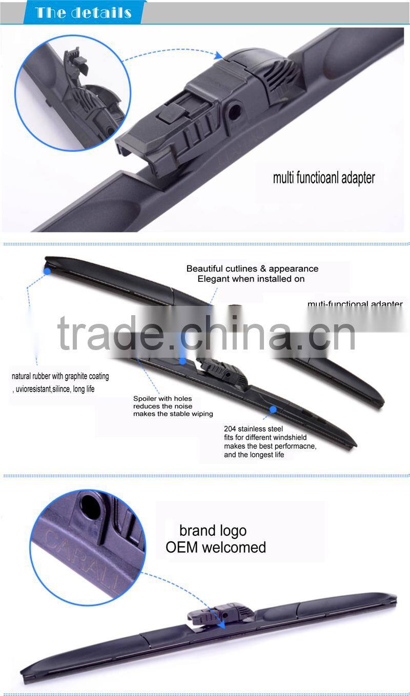 Hybrid wiper blade , Rubber strip wiper blade T190
