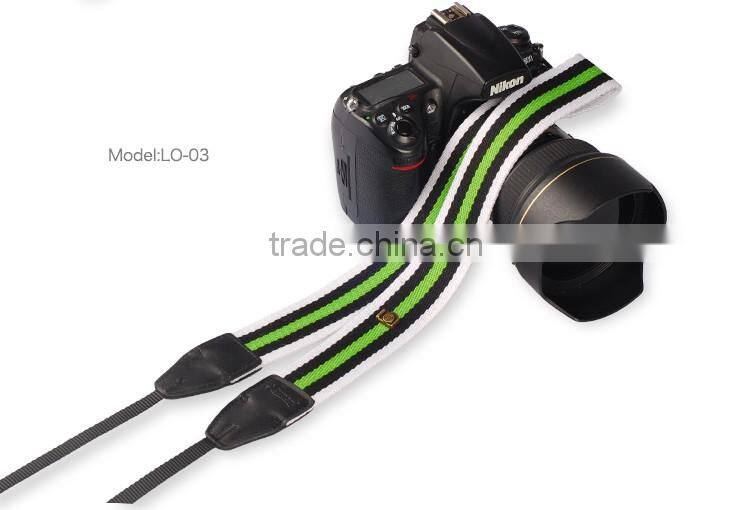 11 styles Universal Colourful Ribbon Pattern D-SLR Camera Strap Shoulder Neck Strap Grip