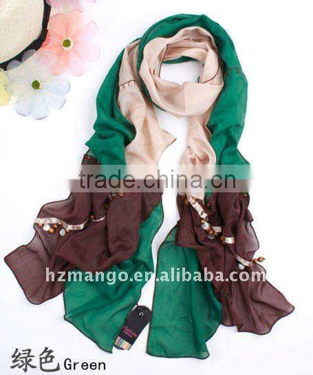 2016 latest fashion cotton/silk woman scarves