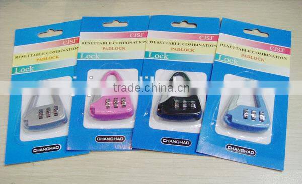 3-digital code safe number lock for bags