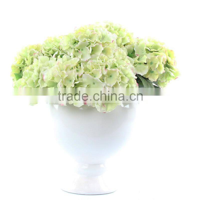 white wedding silk artificial hydrangea