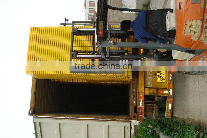 1200*800mm size eruo type single face nine leg nestable recycled plastic pallet