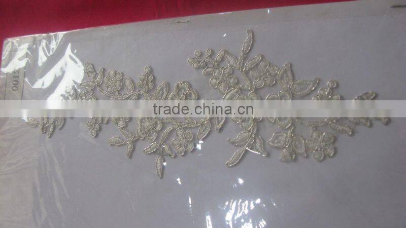 2015 High Quality Lace Flower Bridal Wholesale /lace border/new design