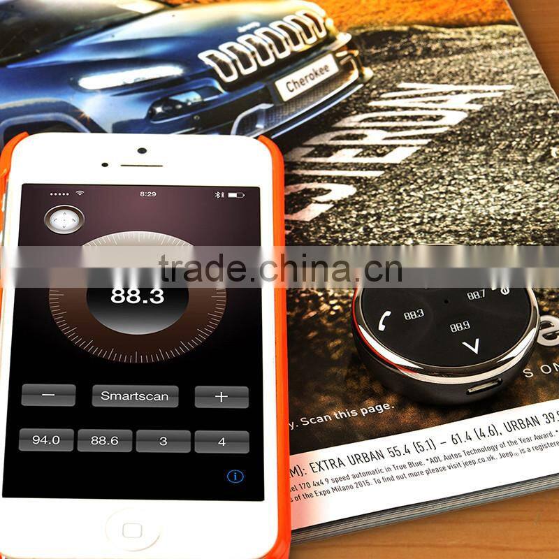 Bluetooth FM transmitter with car adapter without battery