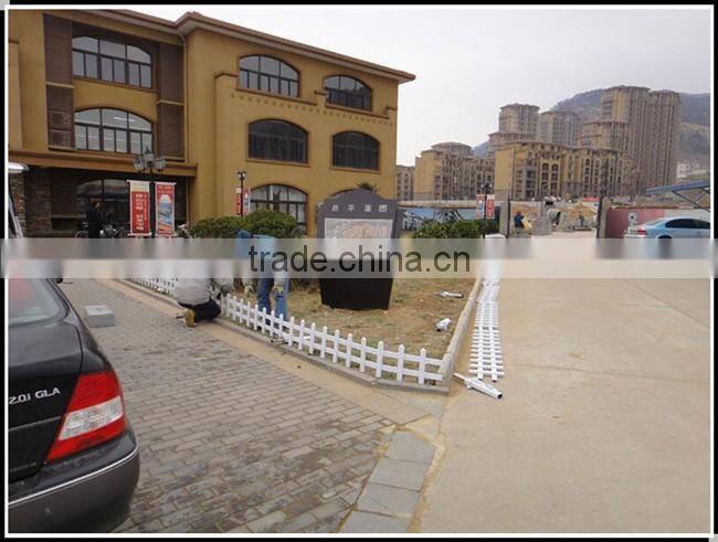 White UV-PVC villa fence/vinyl fence for garden