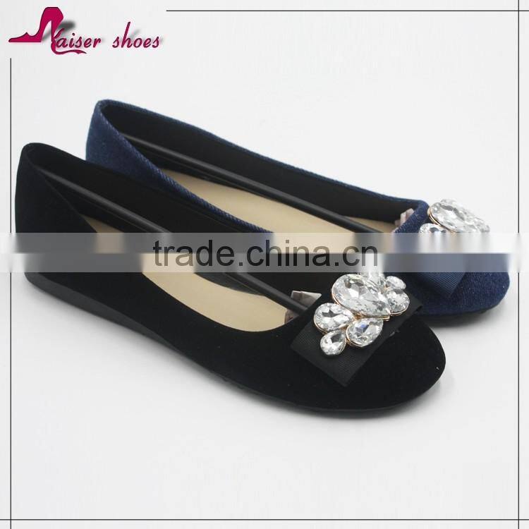 SSK16-261 Wholesale Casual Flat Women Shoes new design plain women shoes