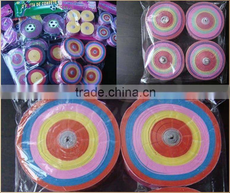 Party frisbee confetti/tissue paper frisbee confetti