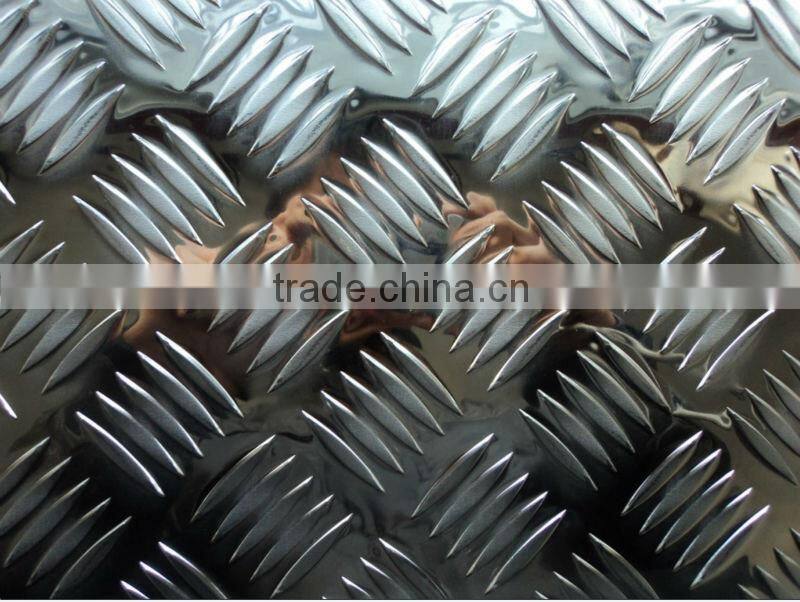 5083 h112 five bar Aluminum checkered plate for boat floor