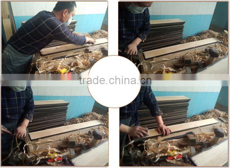 Light Smoked Antique Oak Wood Flooring White Grain Surface