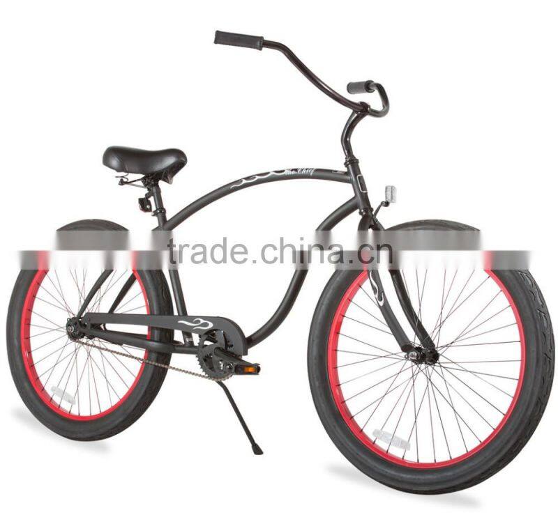 2016 hottest 26" beach cruiser bike/beach cruiser electric bike 3.0 tire/beach cruiser electric bike for sale (PW-B26362)