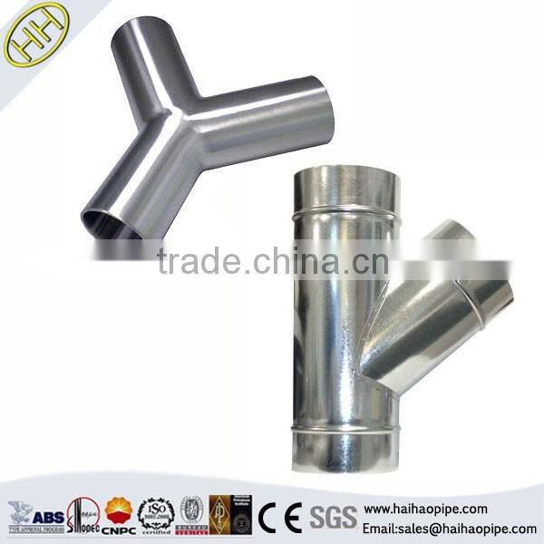 ASME B16.11 NPT threaded reducing 45 degree lateral tee pipe fitting
