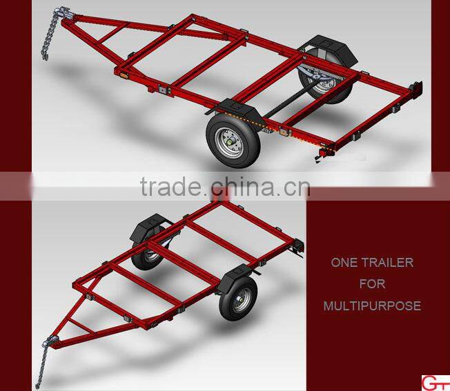 8x4 Utility Folding Trailer