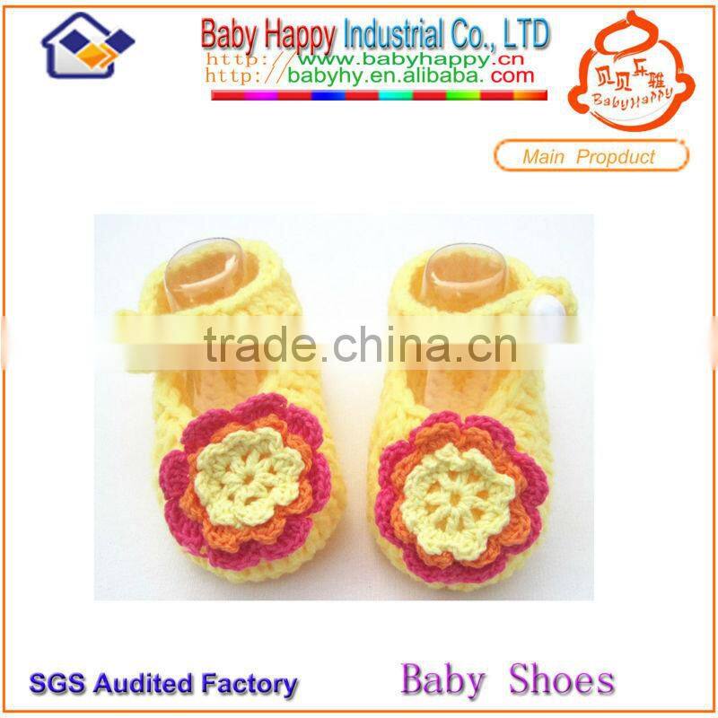 Dress hand crochet cute baby shoes