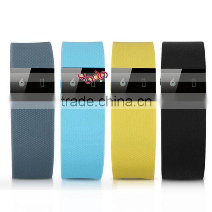 TW64 Pedometer Smart Bracelet Bluetooth Health Sleep Monitoring Black