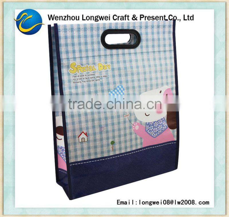 iron man nonwoven drawstring canvas shopping bag