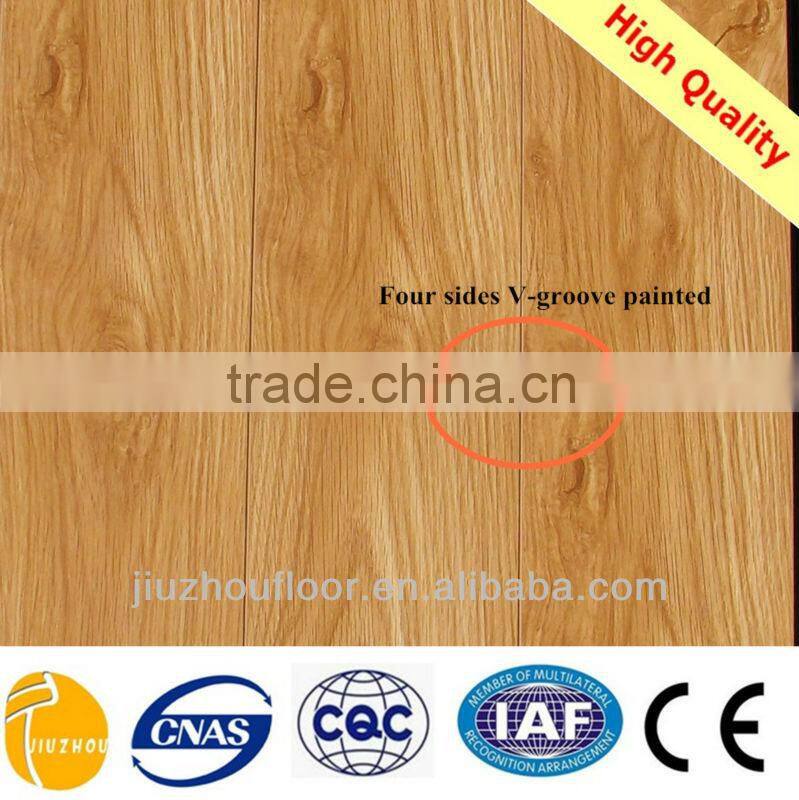 CE waxed laminate floor