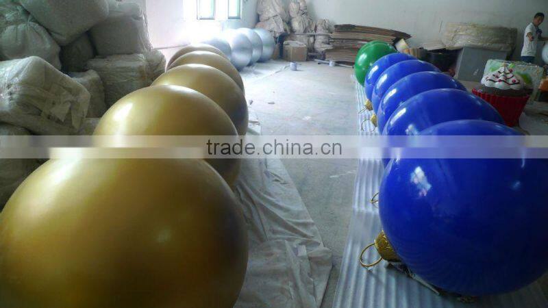 Christmas balls hand made Fibreglass Festival Balls, figures, large ornaments in bulk for decorating