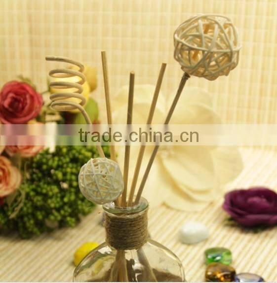 Hot sale popular Creative 160ml reed stick diffuser with rattan sticks and balls for home and shop decoration