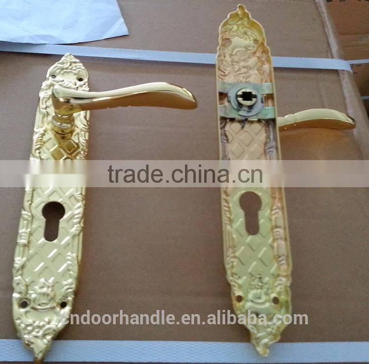 Afganistan aluminum door handle and lock