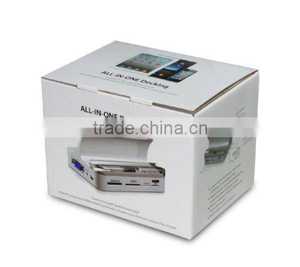 Super docking station fitting for iPad/iPhone/iPad (tablet pc dock/universal phone docking station/docking station for samsung)