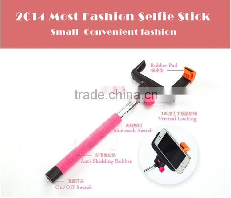 kjstar wireless bluetooth mobile phone self-timer selfie stick monopod Z07-05