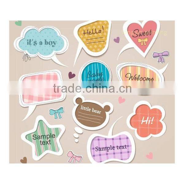 Custom art paper /PVC sticker, cartoon sticker printing