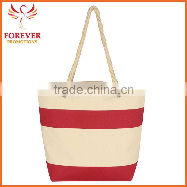 Wholesale New Design Cheap 24 16 14 OZ. Cotton Blank Canvas Tote Bag With Rope Handles