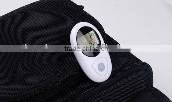 3d multifunctional pedometer waterproof for step,distance,calorie with clock,sleep,memory function
