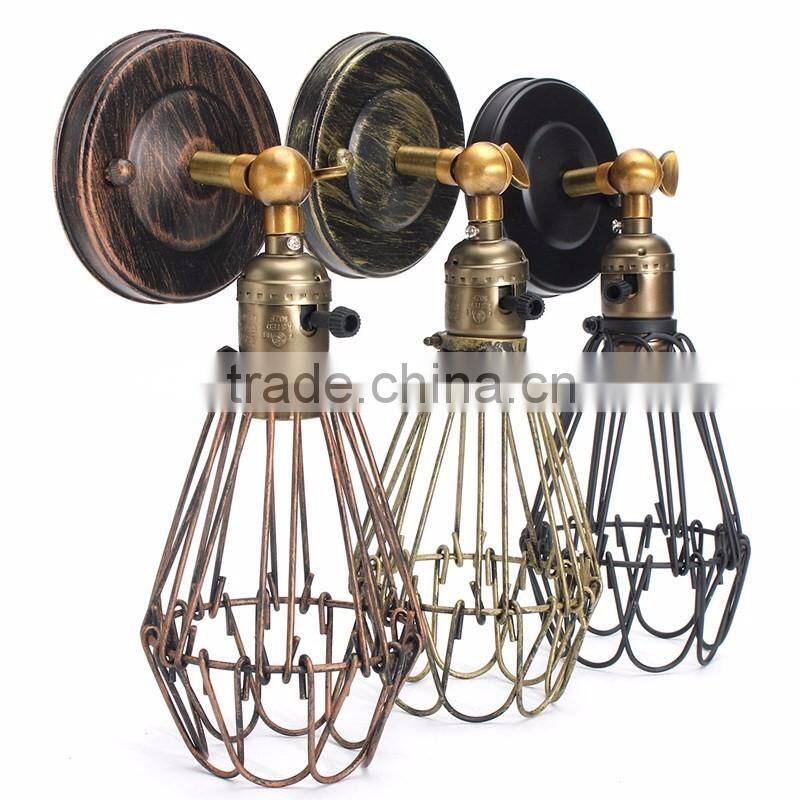 E27 Morden Loft Metal Vintage Industrial Sconce Wall Light