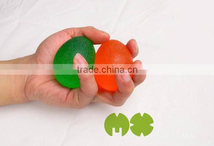 Popular High Quality Oval Shape Health Hand Silicone Gym Ball