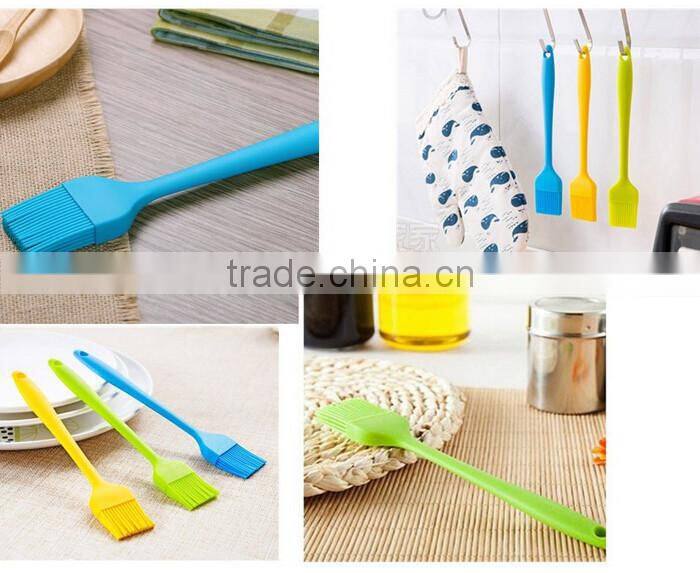 Soft rubber silicone oil pastry brush, High quality and bright color silicone pastry brush, Eco-friendly silicone pastry brush